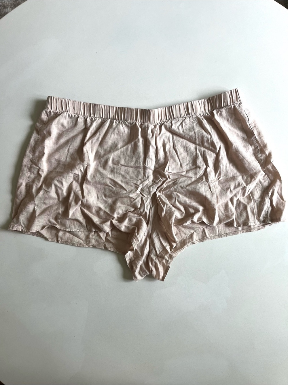 Linen Beige Shorts, SHADE SHORE XL